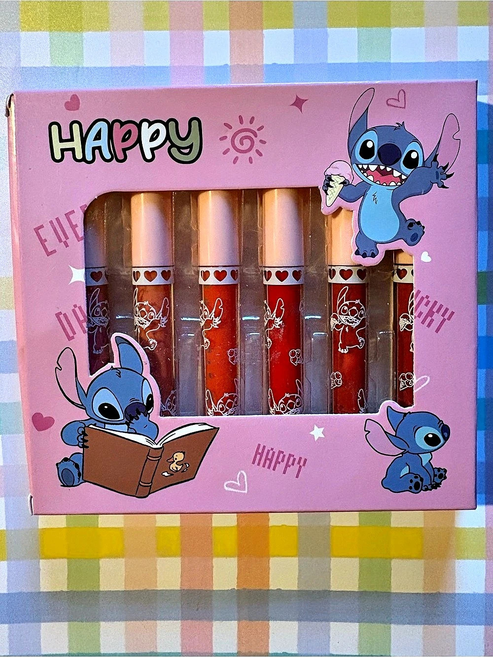 6-Piece Lipstick Set in Red & Pink NWT